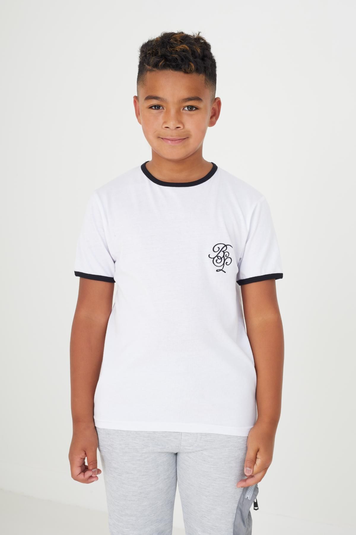Brave Soul Boys Logo T-shirt White