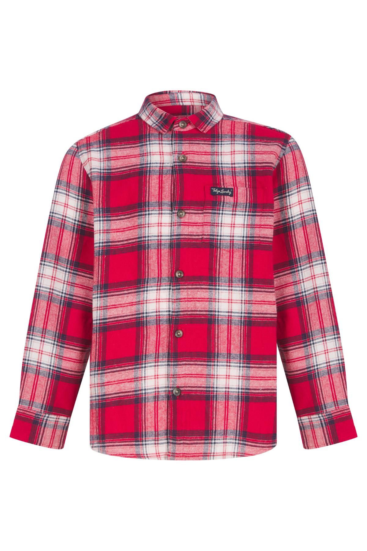 Tokyo Laundry Boys Flannel Shirt Red