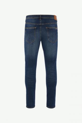 Duck And Cover Mens Tapered Jeans Indigo