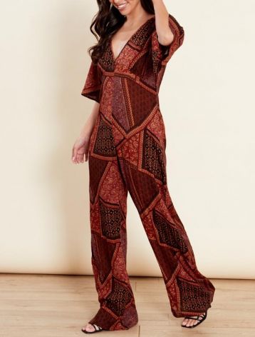Influence Womens Jumpsuit Red