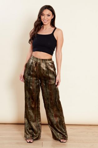 Influence Womens Woven Loose Fit Trouser