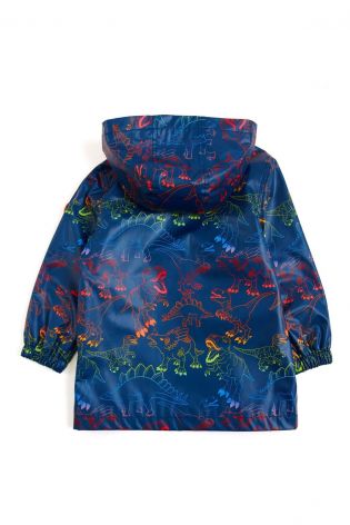 Threadbare Boys Dinosaur Printed Jacket Blue