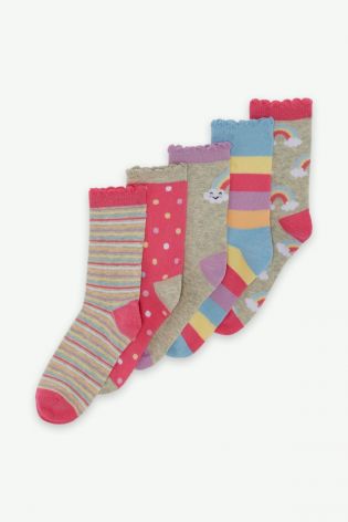 Threadbare Girls 5pk Socks