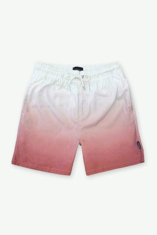 D-Struct Mens Fade Swim Shorts Pink