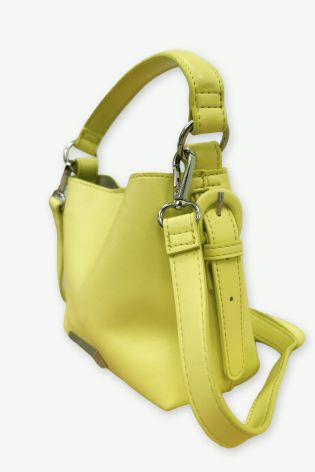 Freedom Womens Small Slouch Bucket Bag Yellow