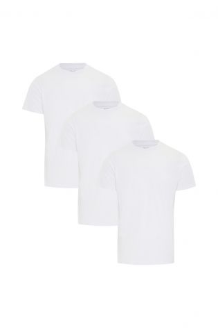 Threadbare Mens 3 Pack T-shirts White