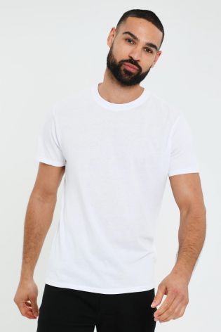 Threadbare Mens 3 Pack T-shirts White