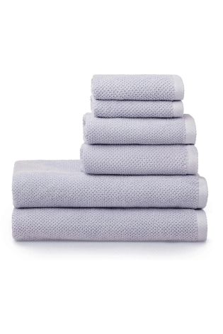 Welhome Franklin 6 Piece Towel Set Lilac