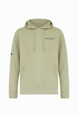 Tokyo Laundry Mens Rubber Branded Hoodie Green