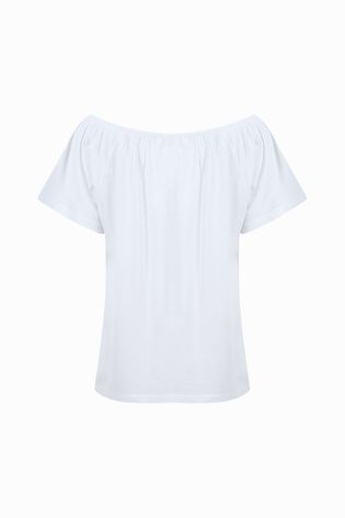 Amara Reya Womens Cotton Jersey Top White